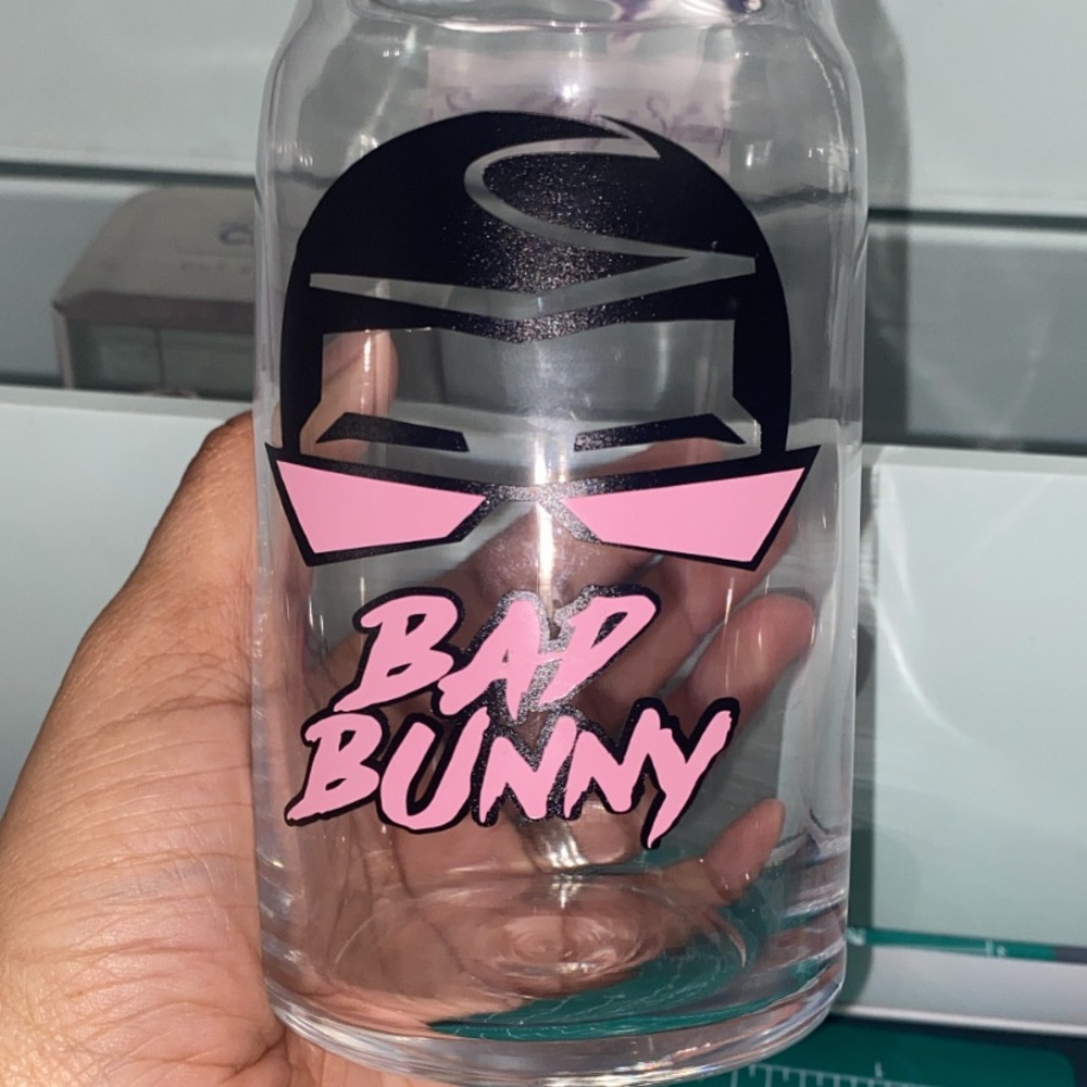Bad Bunny Glass